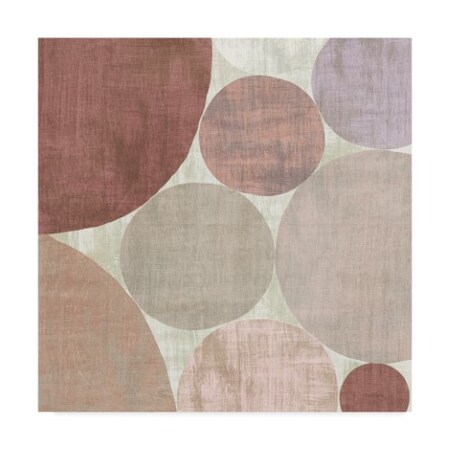 Trademark Fine Art Michael Mullan 'Circulation Ii V2 Blush' Canvas Art, 18x18 WAP09542-C1818GG
